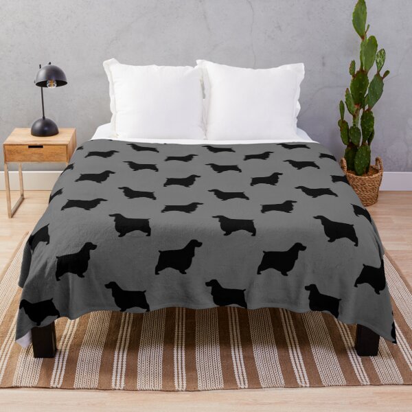 Item preview, Black English Cocker Spaniel Silhouette(s) designed and sold by Jenn Inashvili.