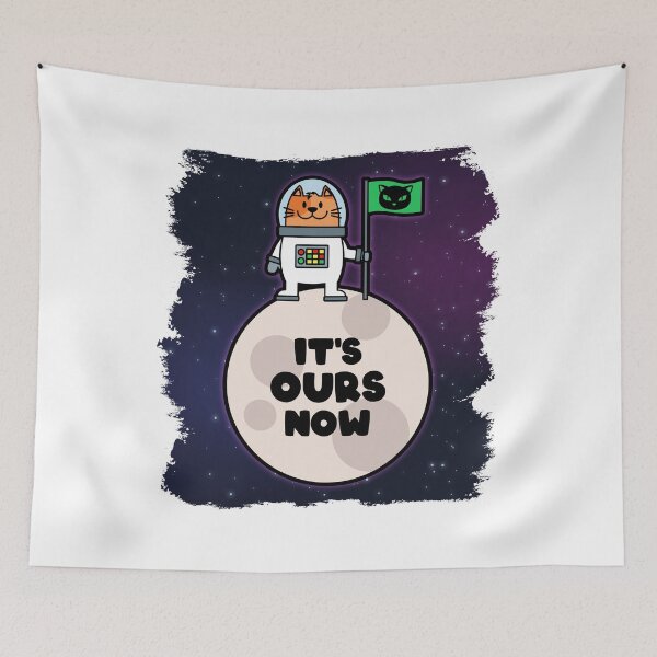 Artikelvorschau, Katze It's ours now Mond entworfen und verkauft von nmdesigns1.