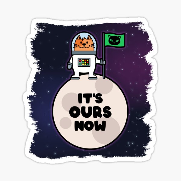 Item preview, Katze It's ours now Mond designed and sold by nmdesigns1.