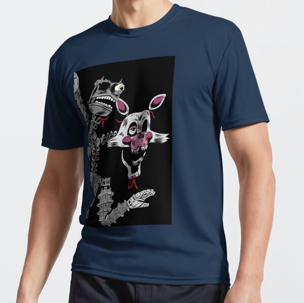 Game Five Nights at Freddy's Mangle Anime Black T-shirt Unisex Tee Tops  Cosplay