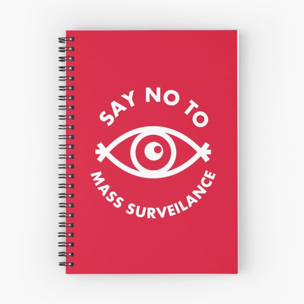 Item preview, Say No To Mass Surveillance - All Seeing Eye - Red designed and sold by MOREDANKMEMES.