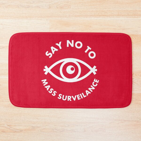 Item preview, Say No To Mass Surveillance - All Seeing Eye - Red designed and sold by MOREDANKMEMES.