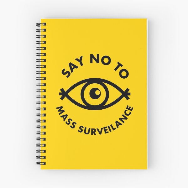 Item preview, Say No To Mass Surveillance - All Seeing Eye - Yellow designed and sold by MOREDANKMEMES.