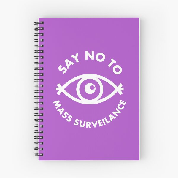 Item preview, Say No To Mass Surveillance - All Seeing Eye - Purple designed and sold by MOREDANKMEMES.