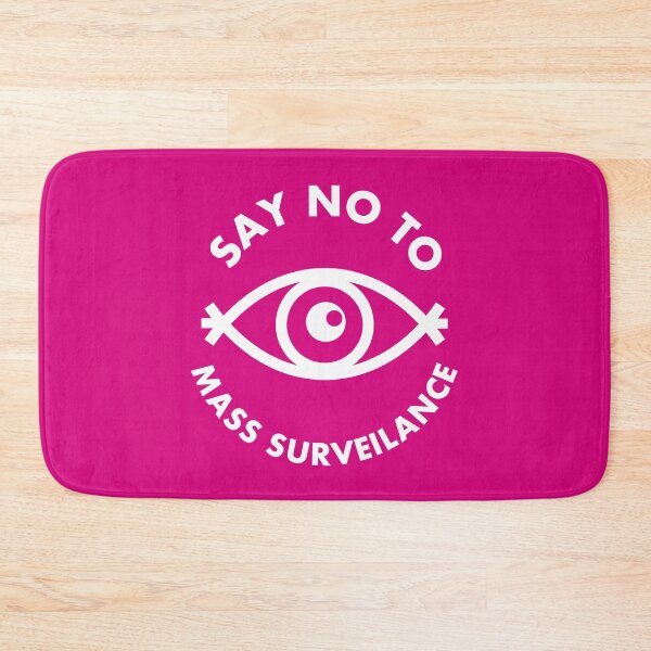 Item preview, Say No To Mass Surveillance - All Seeing Eye - Magenta designed and sold by MOREDANKMEMES.