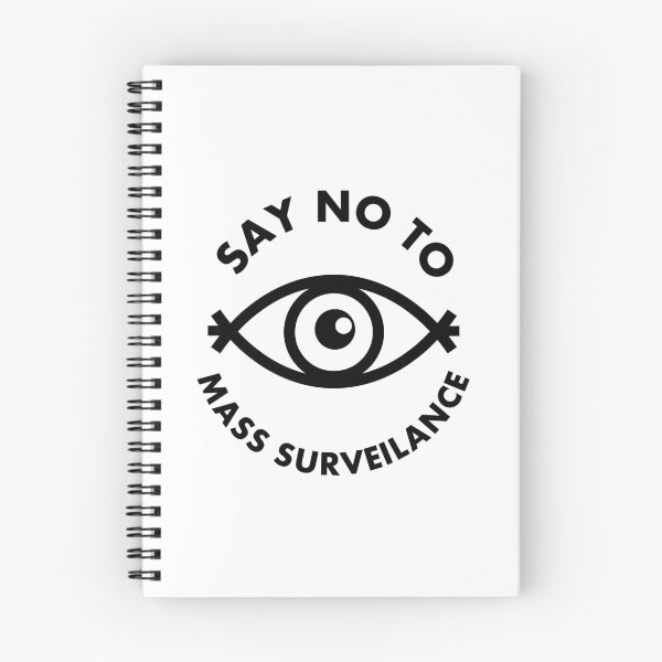 Item preview, Say No To Mass Surveillance - All Seeing Eye - White designed and sold by MOREDANKMEMES.