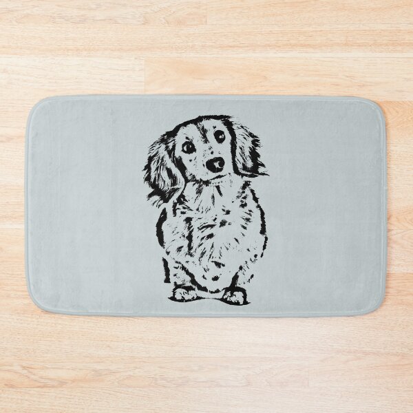 Item preview, Long Haired Dachshund Head Tilt designed and sold by SmartPooch.
