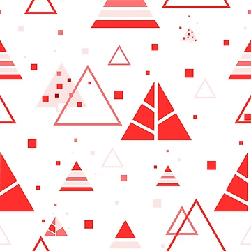 Artwork thumbnail, Christmas Pattern - Red [Roufxis-Rb] by RoufXis