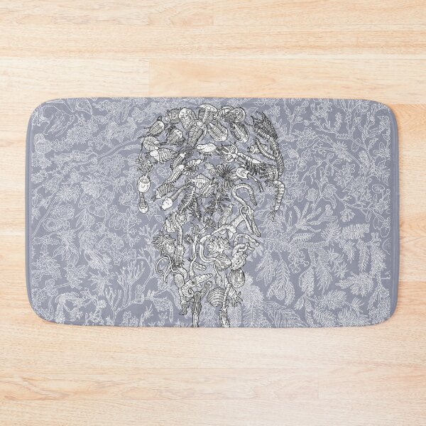 Item preview, Protostomia - Trilobites etc - Evolution - Blue Background designed and sold by EvolutionPoster.