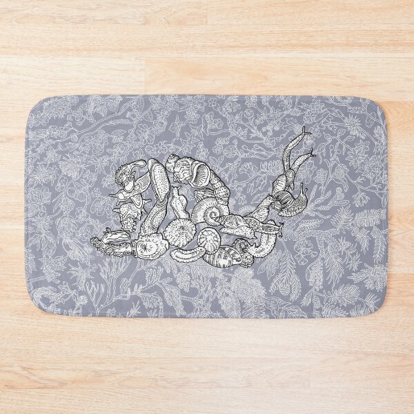 Item preview, Heterobranchia (a class of gastropods) - Evolution - Blue Background designed and sold by EvolutionPoster.