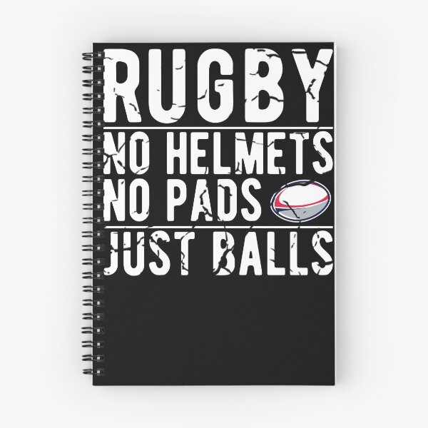 Item preview, Rugby No Helmets No Pads Just Balls - Funny Rugby Gift designed and sold by Dan66.