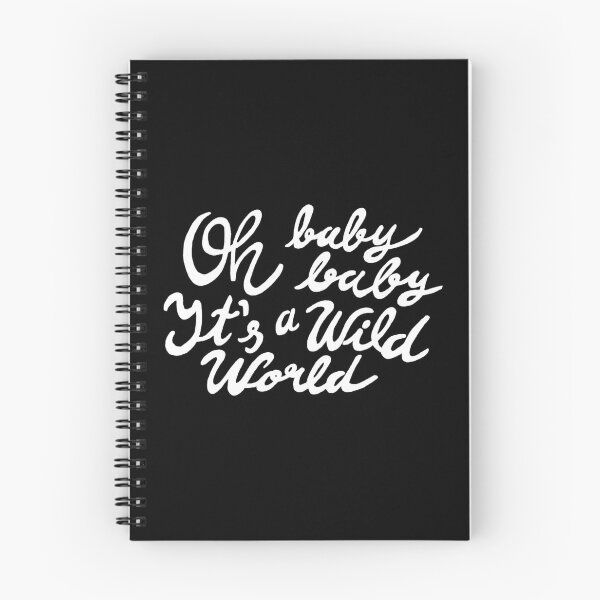 Item preview, Wild World (white letters) designed and sold by mari95santos.
