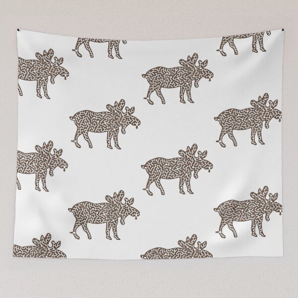 Item preview, Bull Moose Shaped Maze & Labyrinth designed and sold by gorff.