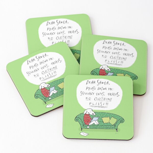 Item preview, A Dog's Letter to Santa | Funny Canine Christmas Cartoon designed and sold by Jenn Inashvili.