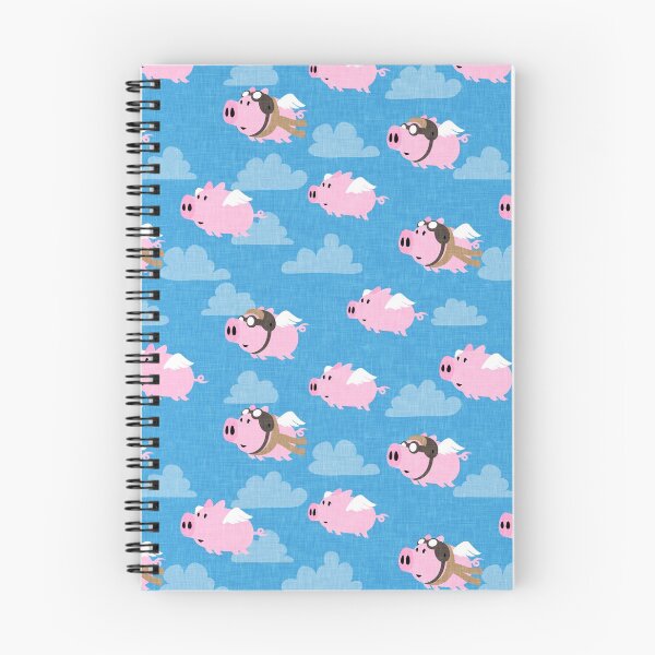 Item preview, Aviator Pigs - flying pigs (blue) designed and sold by littlearrow.