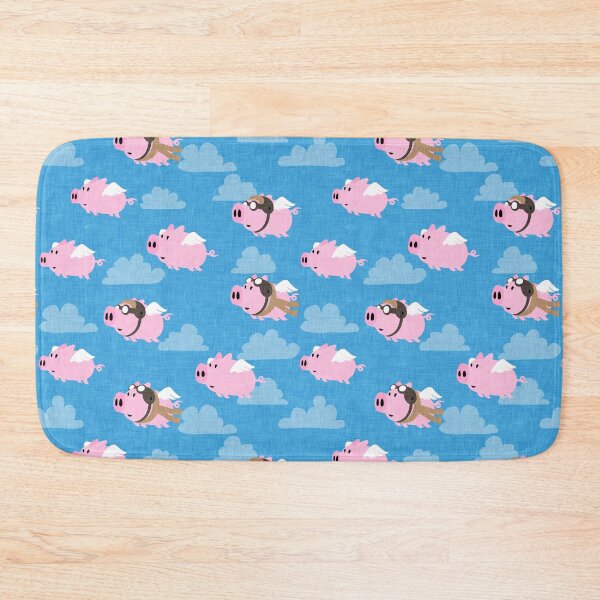 Item preview, Aviator Pigs - flying pigs (blue) designed and sold by littlearrow.