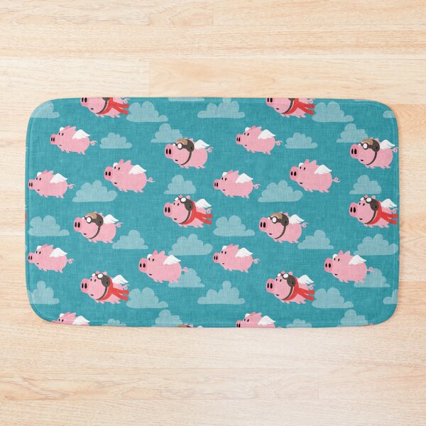 Item preview, Aviator Pigs - flying pigs (teal) designed and sold by littlearrow.