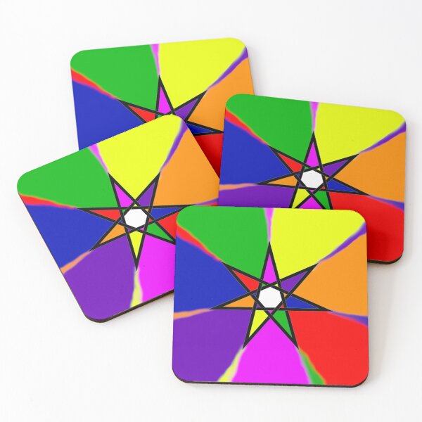 Item preview, Light of the Seven Colors of the Rainbow Star - Reflection Overload designed and sold by SolarCross.