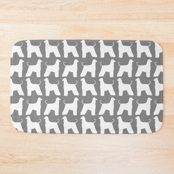 Item preview, Afghan Hound White Silhouette(s) designed and sold by Jenn Inashvili.