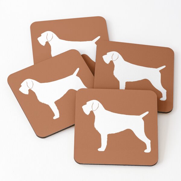 Item preview, German Wirehaired Pointer Silhouette(s) designed and sold by Jenn Inashvili.