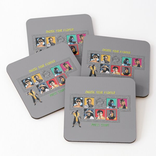 Mortal Kombat – Choose Scorpion Coasters (Set of 4)