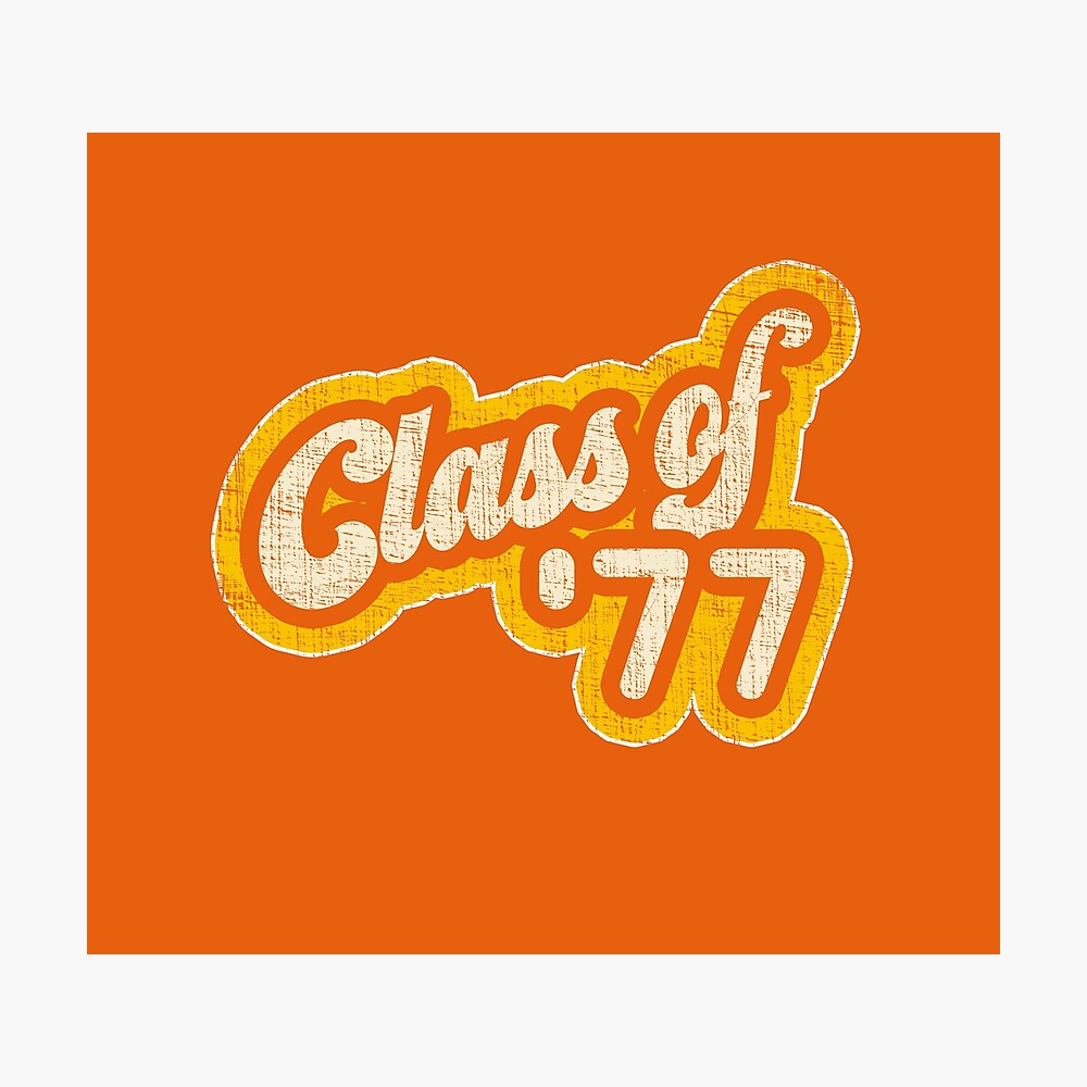 Retro Seventies High School - 1970s Vintage Class of 1977 distressed -  Graduation Year Essential T-Shirt for Sale by webdango