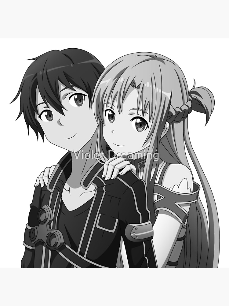 Asuna black best sale and white