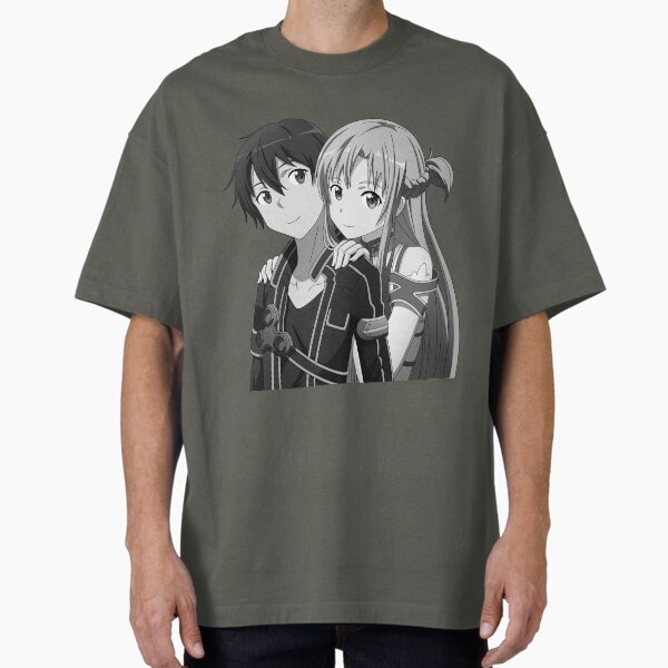 Kirito & Asuna (Grayscale)