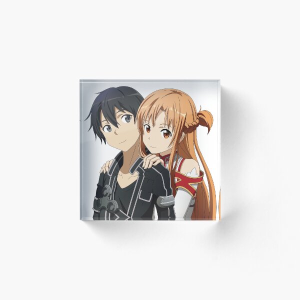 Kirito et Asuna Bloc acrylique