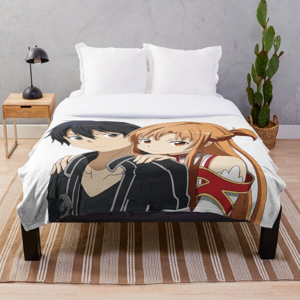 la conocida pareja del anime "Sword Art Online" Manta