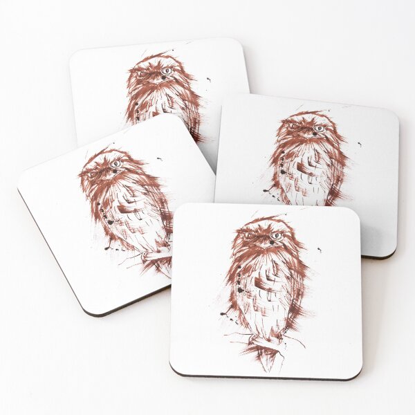 Artikelvorschau, "Hi" Tawny Frogmouth entworfen und verkauft von Running Duck Studio.