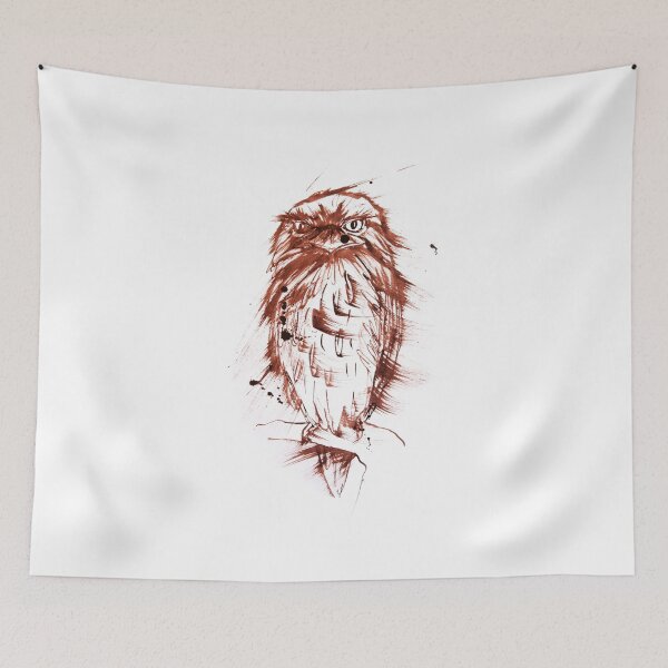 Item preview, "Hi" Tawny Frogmouth designed and sold by Running Duck Studio.