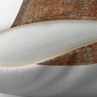 Alternate view of Antique Orian rug Throw Pillow