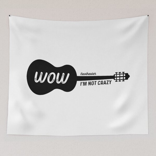 Item preview, Wow I'm Not Crazy (Black logo) designed and sold by usernate.