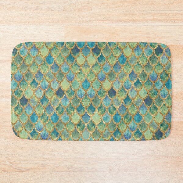 Item preview, Mermaid Scales (green & gold) designed and sold by artlovepassion.