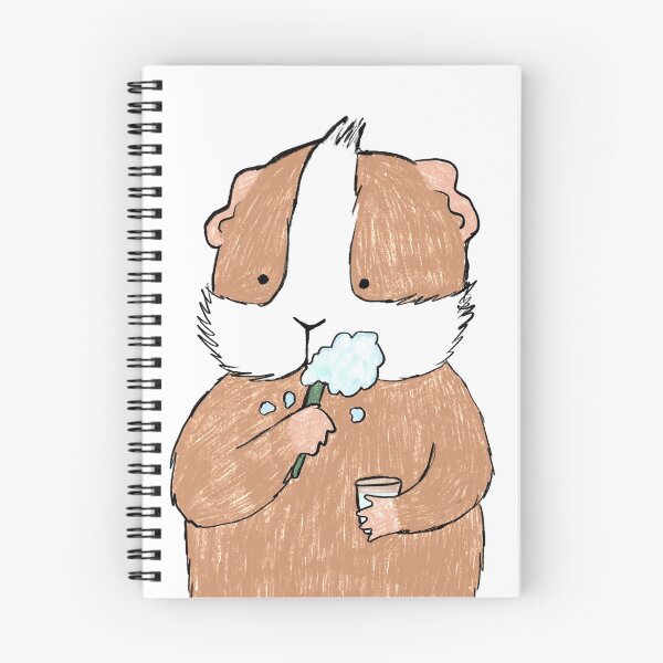 Item preview, Guinea pig brushing teeth  designed and sold by mondesign26.