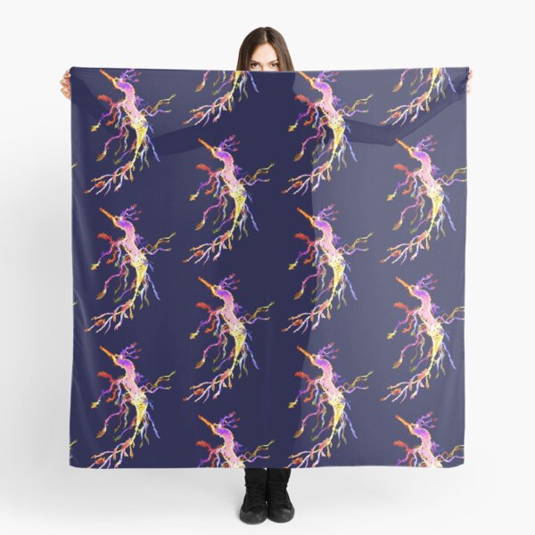 Rainbow Sea Dragon Scarf