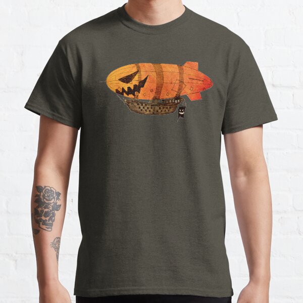 Jack o'lantern Pumkin Airship Classic T-Shirt