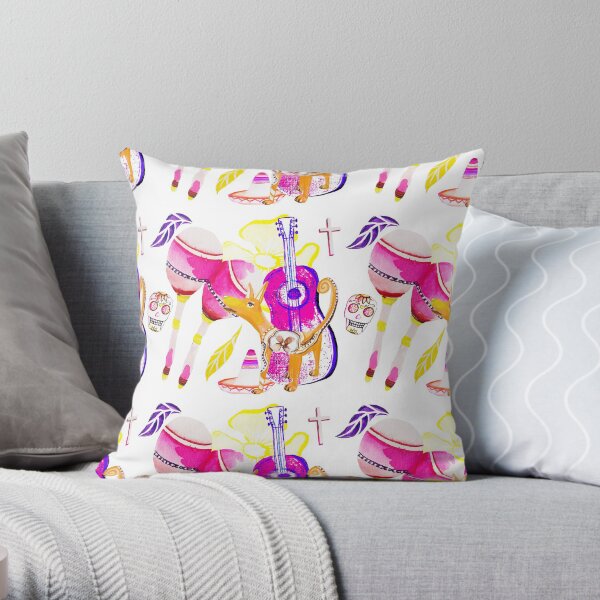Dia De Los Throw Pillow