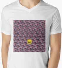 Berlin U-Bahn Camo (New Style) V-Neck T-Shirt