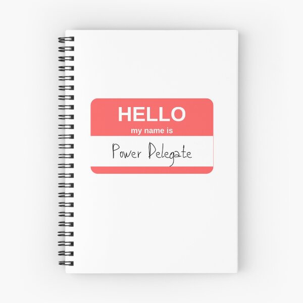 Item preview, Hello My Name is Power Delegate designed and sold by MUN01.