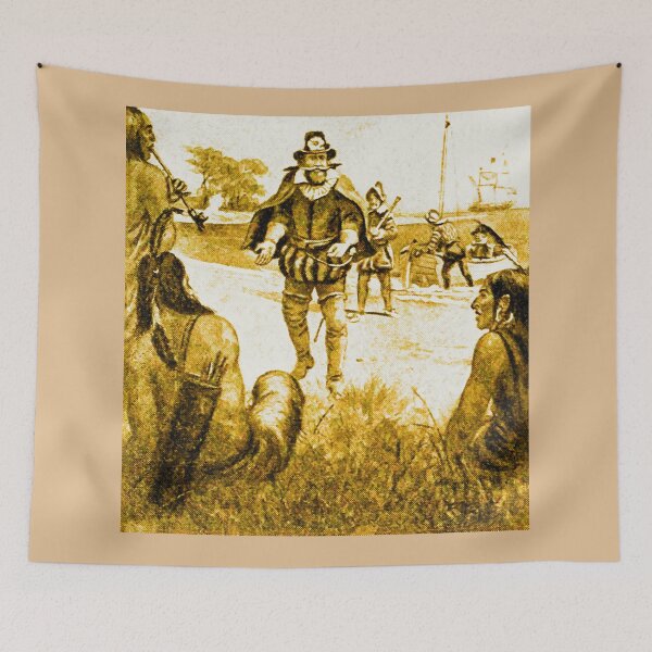 Item preview, Captain Smith Meets the Indians designed and sold by PictureNZ.