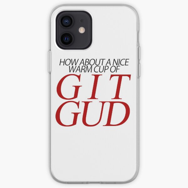 A Nice Warm Cup of Git Gud (Version 1) iPhone Soft Case