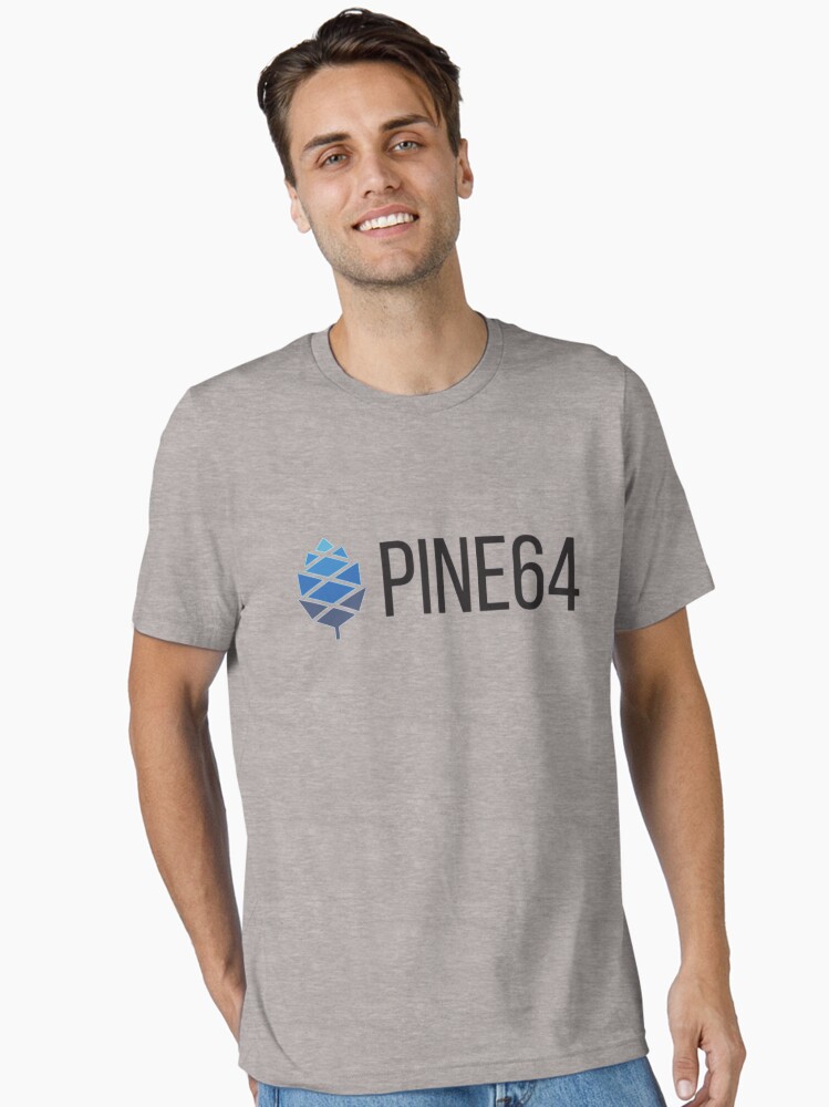 Thumbnail 1 of 7, Essential T-Shirt, Pine64 full logo designed and sold by adamsinger77.