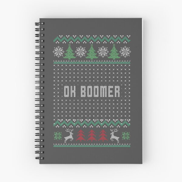 Item preview, OK BOOMER Ugly Christmas Sweater designed and sold by samer11.