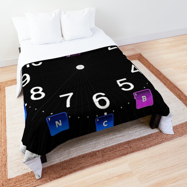 #Chemical #Elements Wall #Clock Comforter