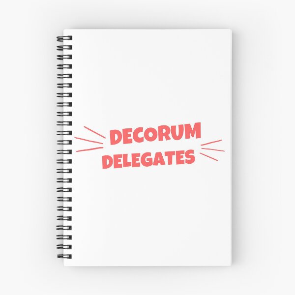 Item preview, Decorum Delegates designed and sold by MUN01.