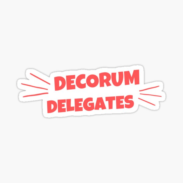 Vista previa del artículo con la obra «Delegados del decoro», diseñado y vendido por MUN01.