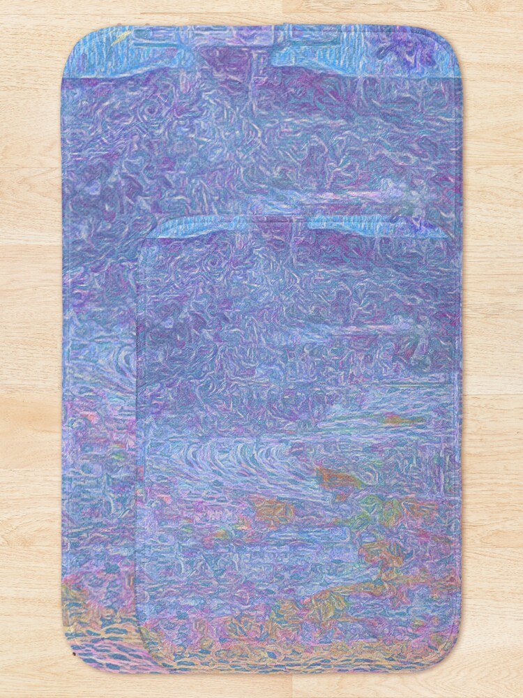 Thumbnail 5 of 6, Bath Mat, Midtown Shutdown designed and sold by SurfTheFuture.