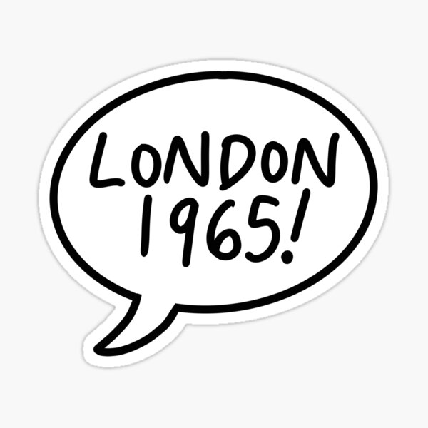 LONDON 1965 Sticker